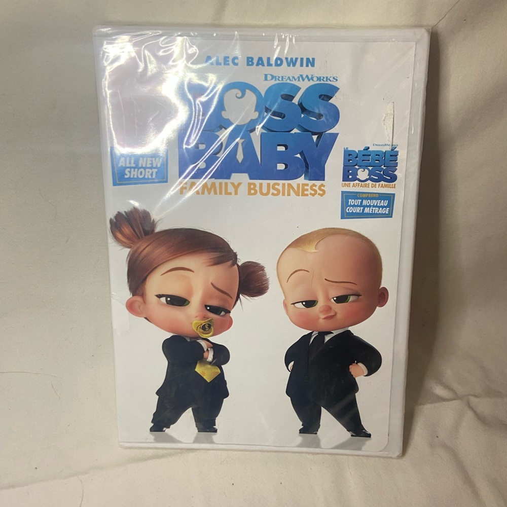 ☾.݁ᛪ༙ Boss Baby Family Business DVD (SEALED)